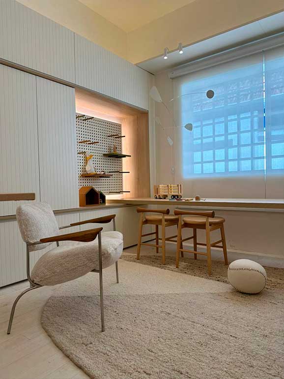 Corredor de acesso ao consultório